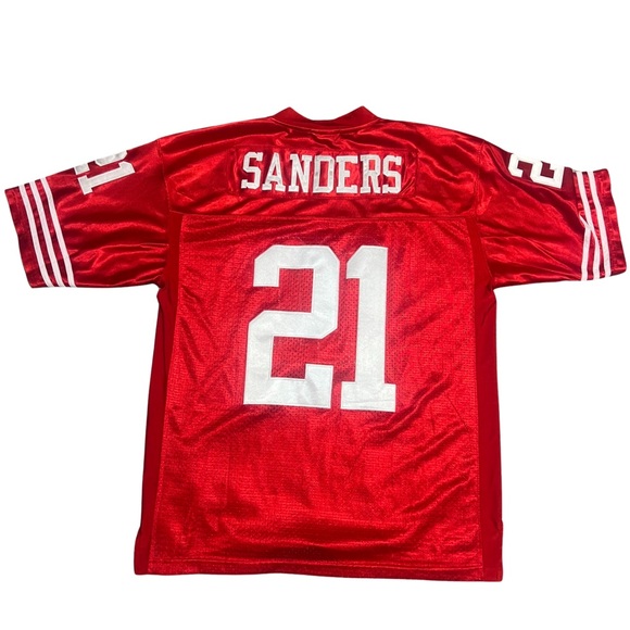 Deion Sanders Jersey #21 49ers throwback - Picture 2 of 4
